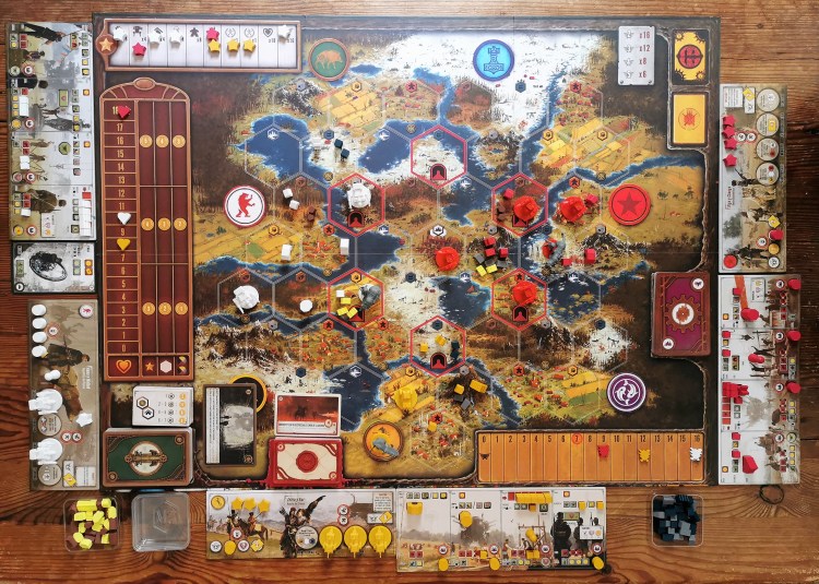 Vista del juego en proceso